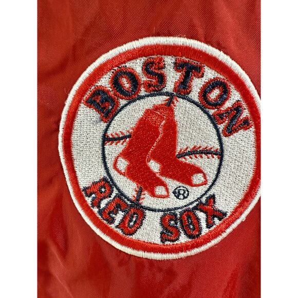 Boston Red Sox XL Red Windbreaker Jacket Adidas Full Zip MLB Fan Apparel EUC - Picture 4 of 15